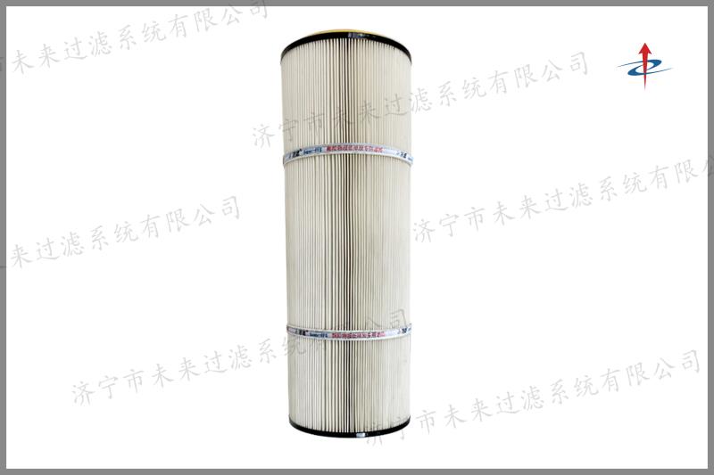 拋丸機(jī)除塵濾筒是一種用來進(jìn)行過濾的筒狀元件，濾筒的濾料可選國產(chǎn)或進(jìn)口聚酯長纖維無紡布